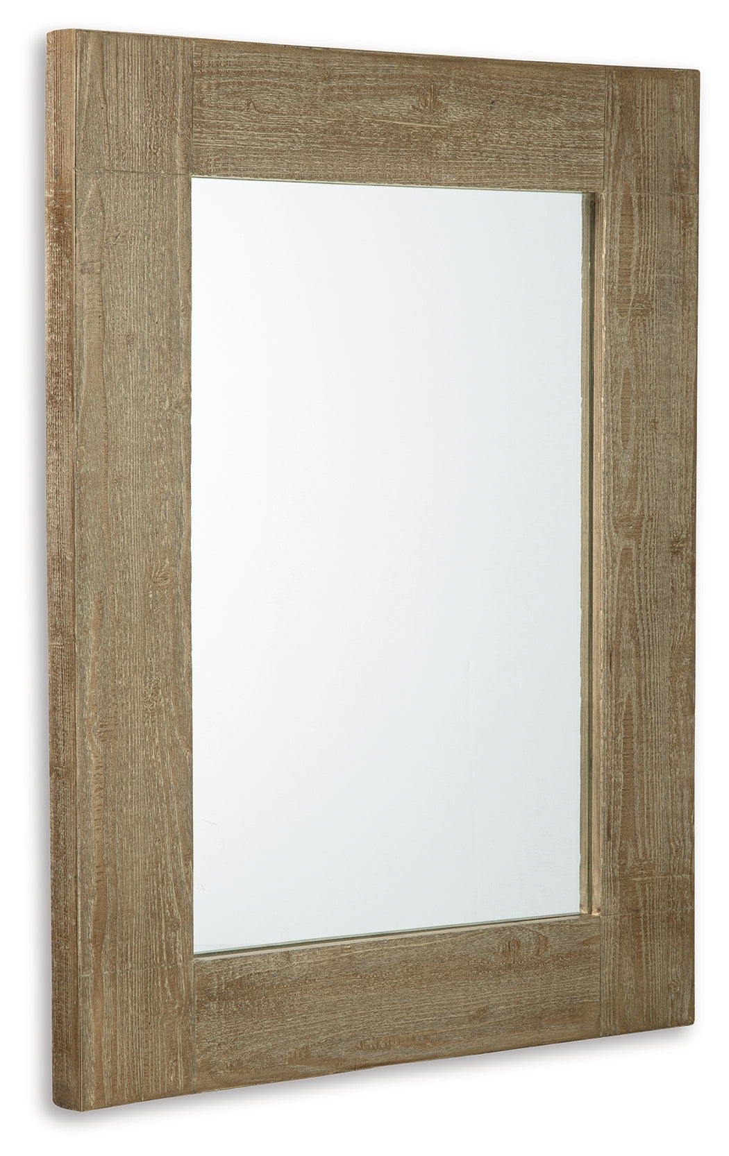 Waltleigh Distressed Brown Accent Mirror - Ornate Home
