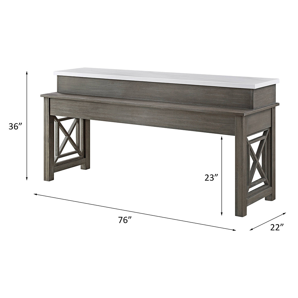 Wandella Beige Pack Counter Height Set - Ornate Home