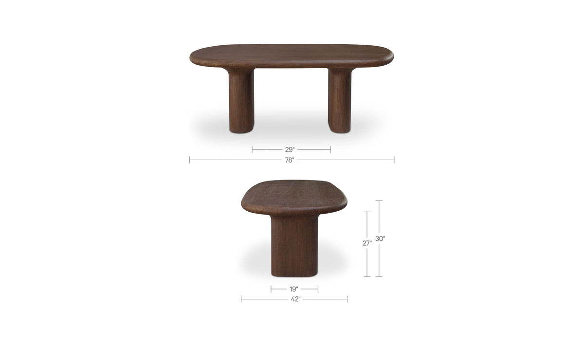 Warby Brown Outdoor Dining Table - Ornate Home
