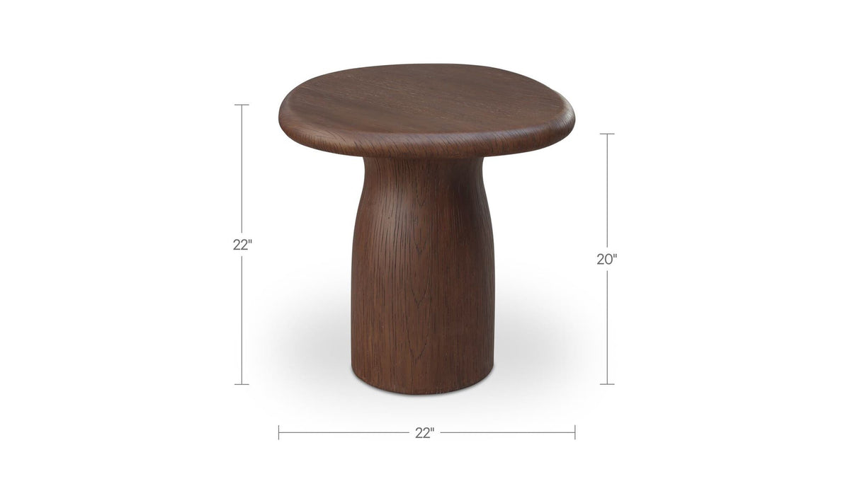Warby Brown Outdoor Side Table - Ornate Home