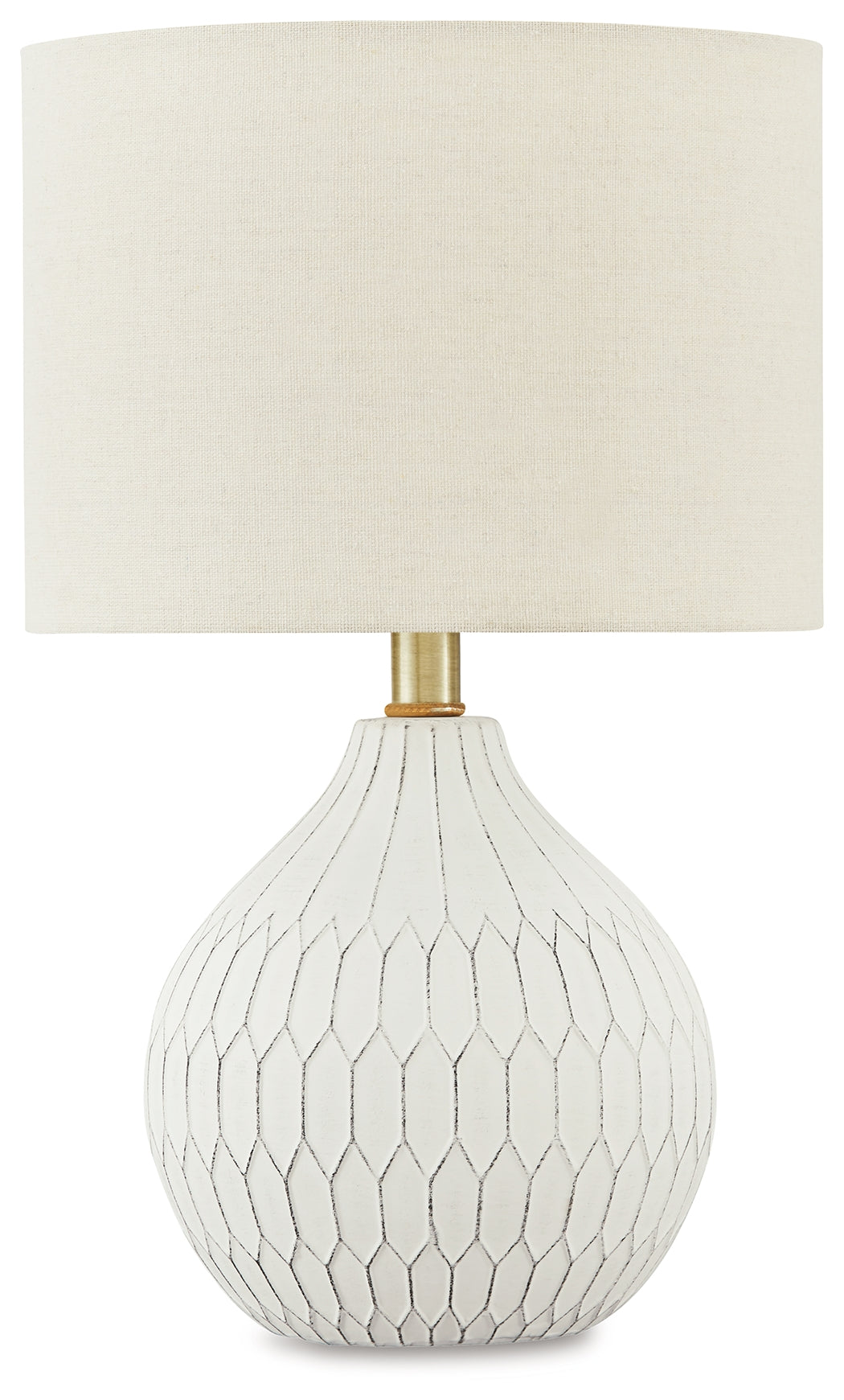 Wardmont White Table Lamp (Online Special Price) - Ornate Home