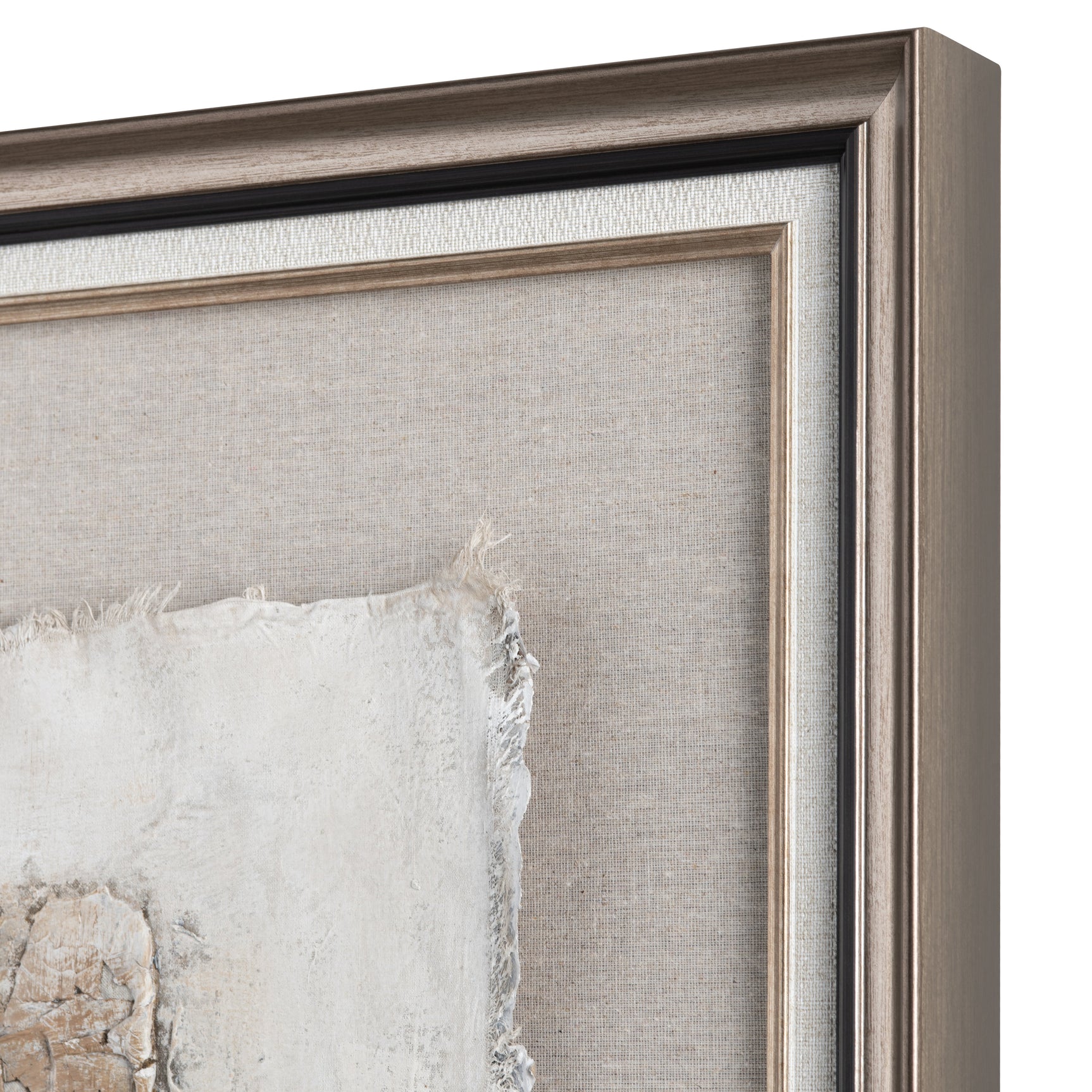 Warm Crackles Brown/Cresm Canvas