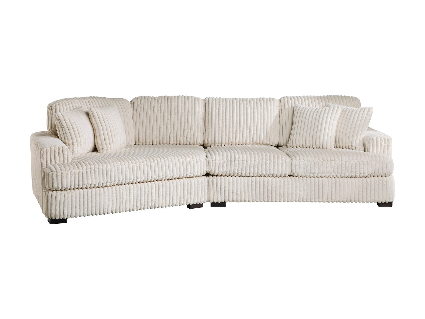 Warwick Beige 2-Piece Sectional with Left Cuddler - Ornate Home