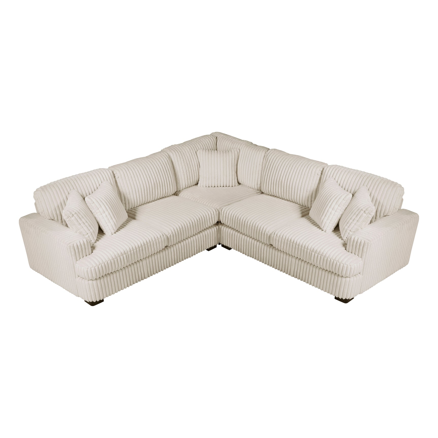 Warwick Beige 3-Piece Sectional - Ornate Home