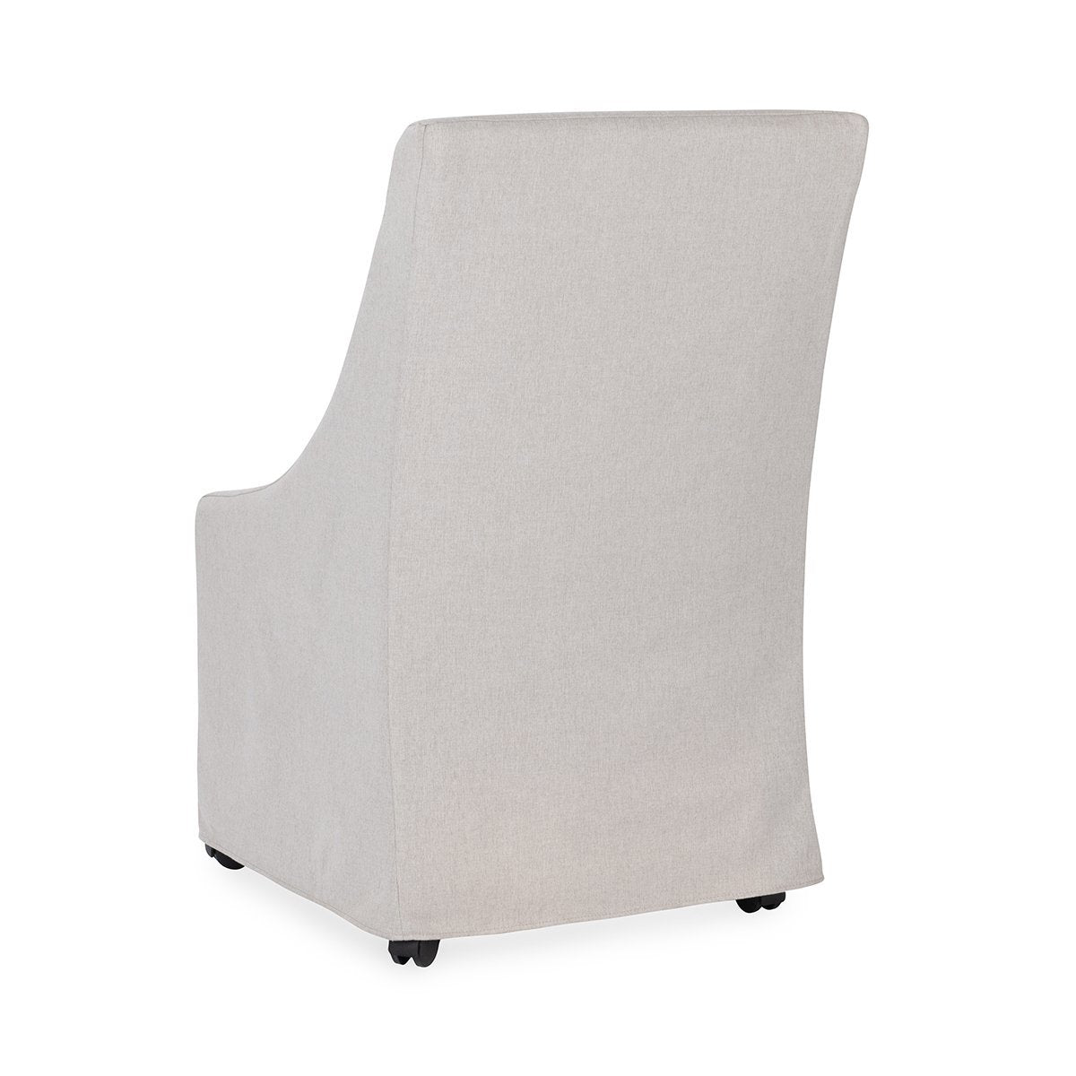 Warwick Beige Dining Chair with Casters - Ornate Home