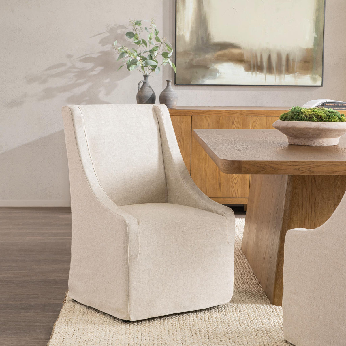 Warwick Oatmeal Dining Chair - Ornate Home