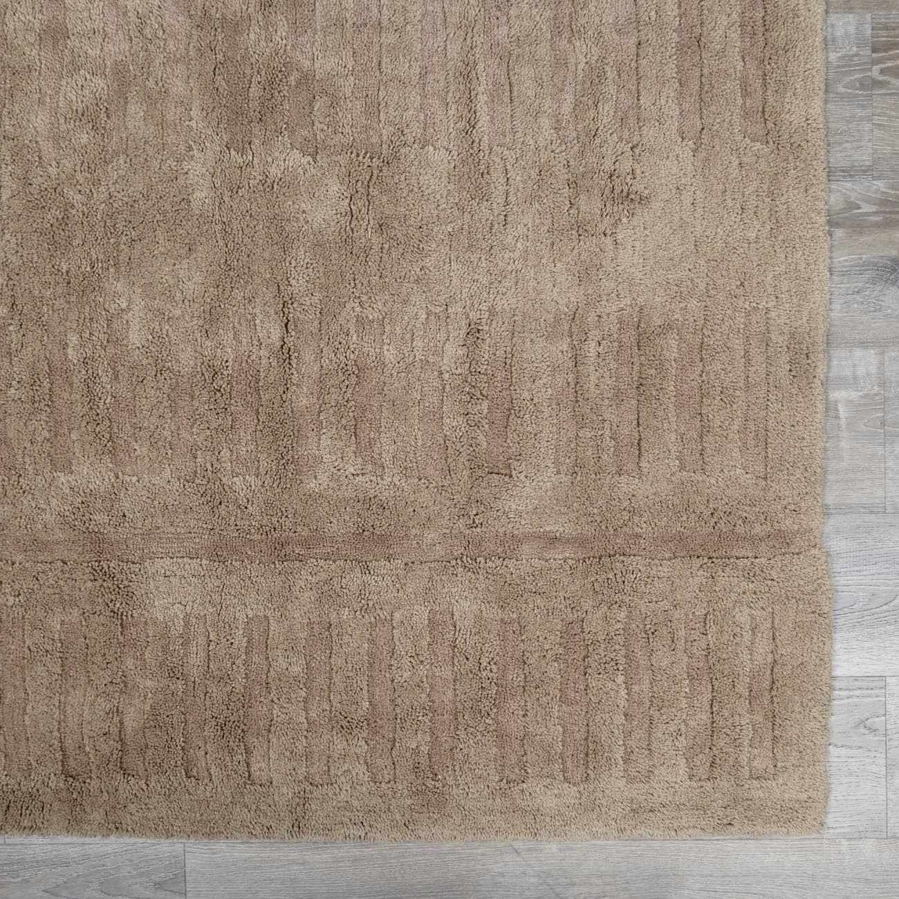 Washable Handmade Wool Rug - Brown - Clearance - Ornate Home