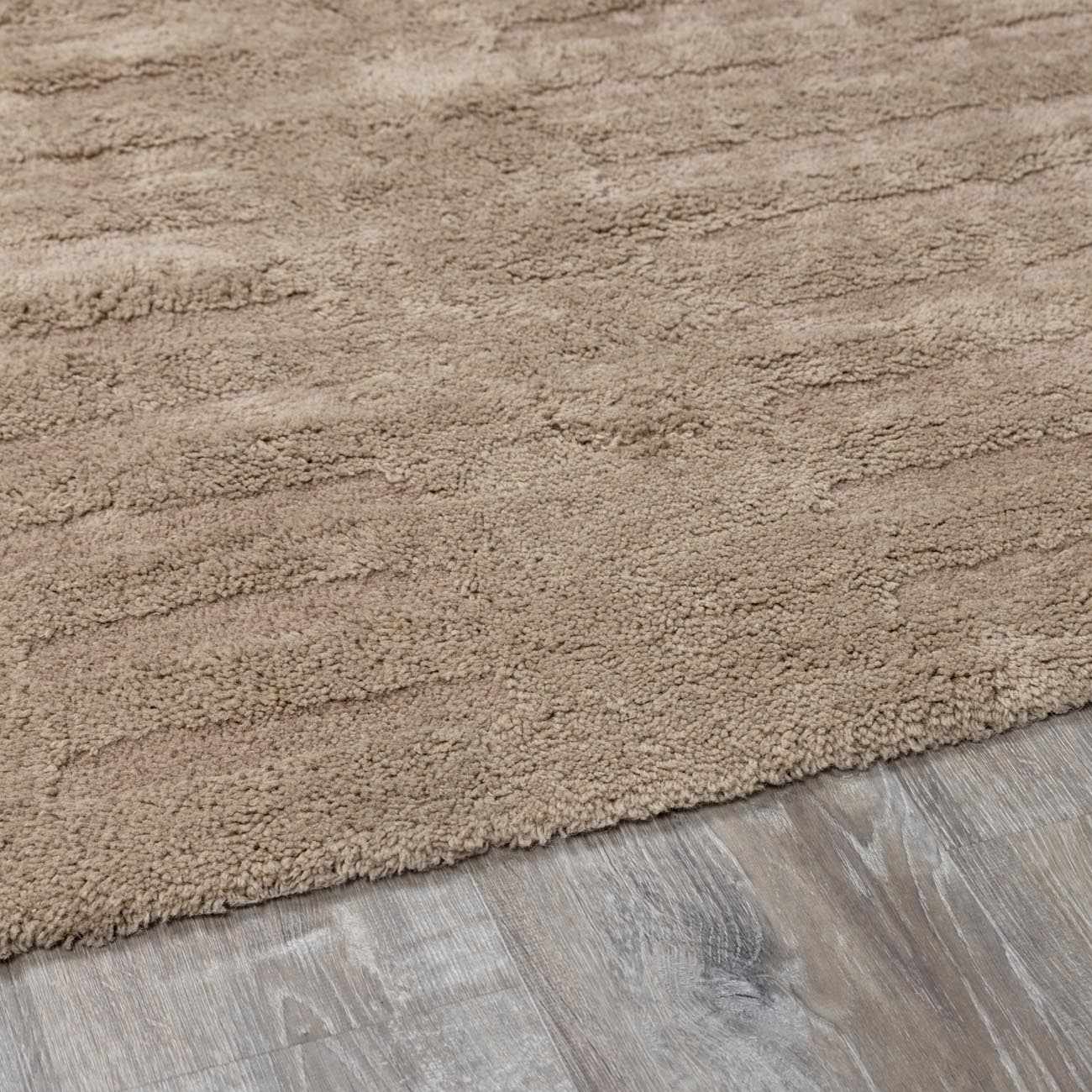 Washable Handmade Wool Rug - Brown - Clearance - Ornate Home