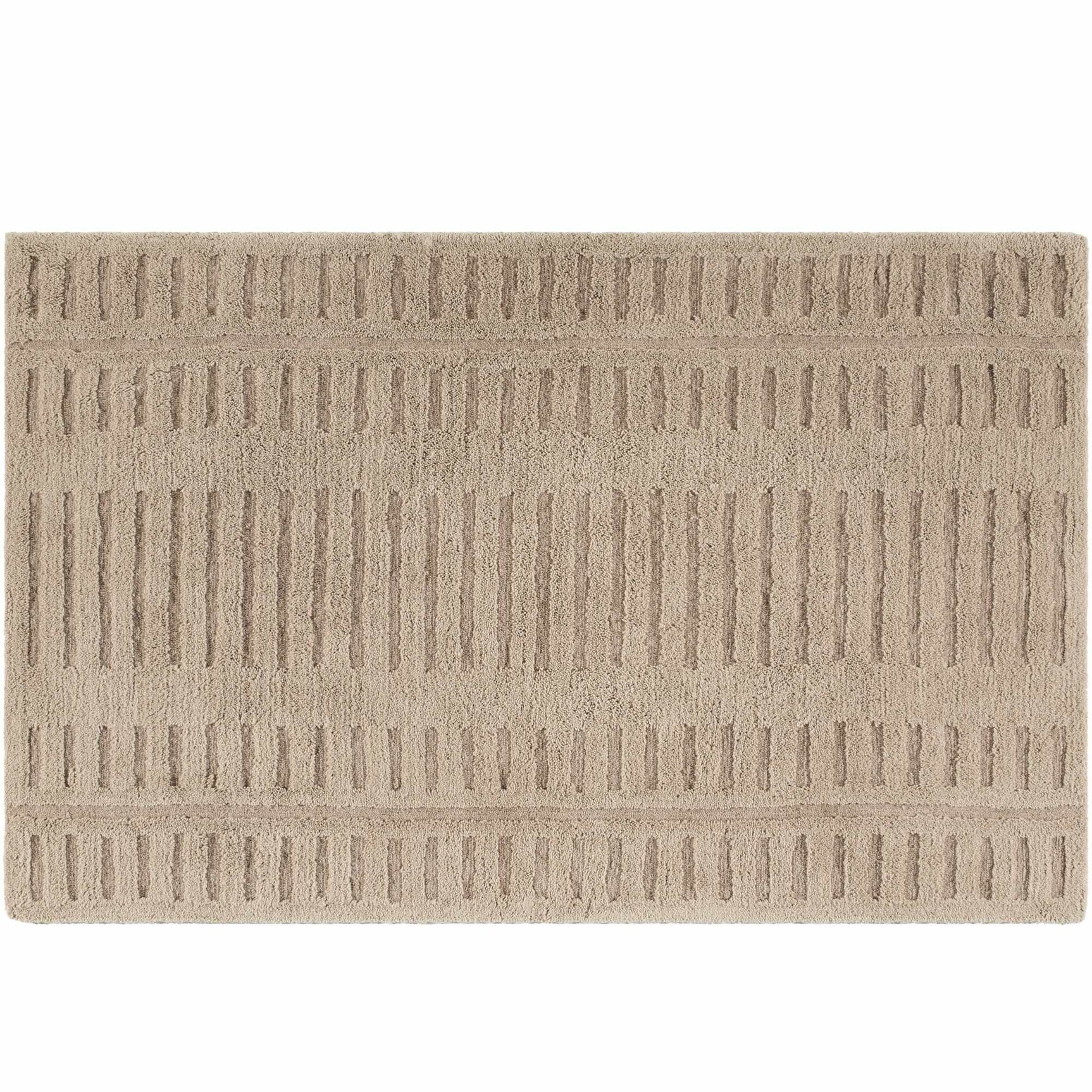 Washable Handmade Wool Rug - Brown - Ornate Home