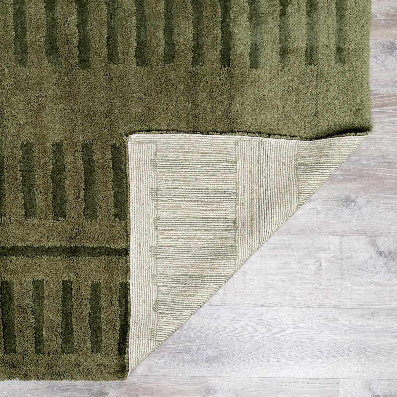 Washable Wool Rug - Green - Clearance - Ornate Home