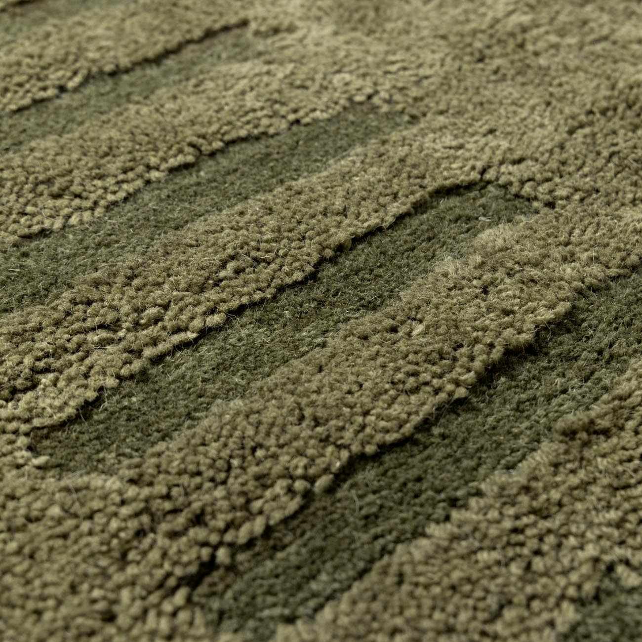 Washable Wool Rug - Green - Clearance - Ornate Home