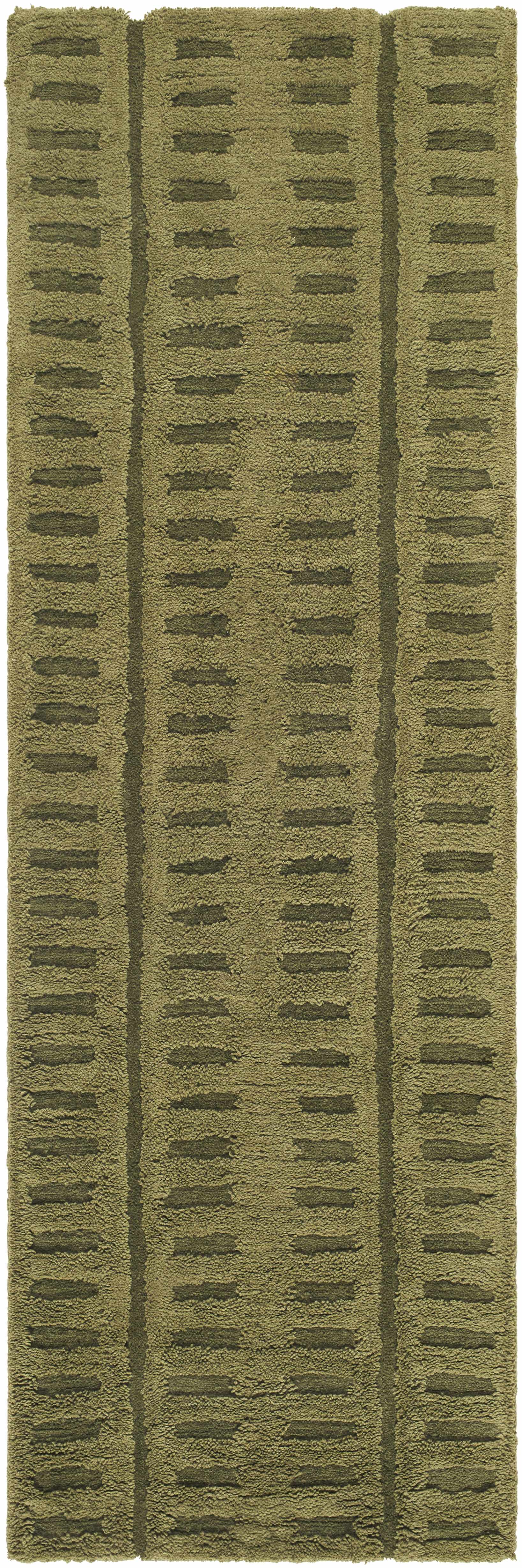 Washable Wool Rug - Green - Ornate Home