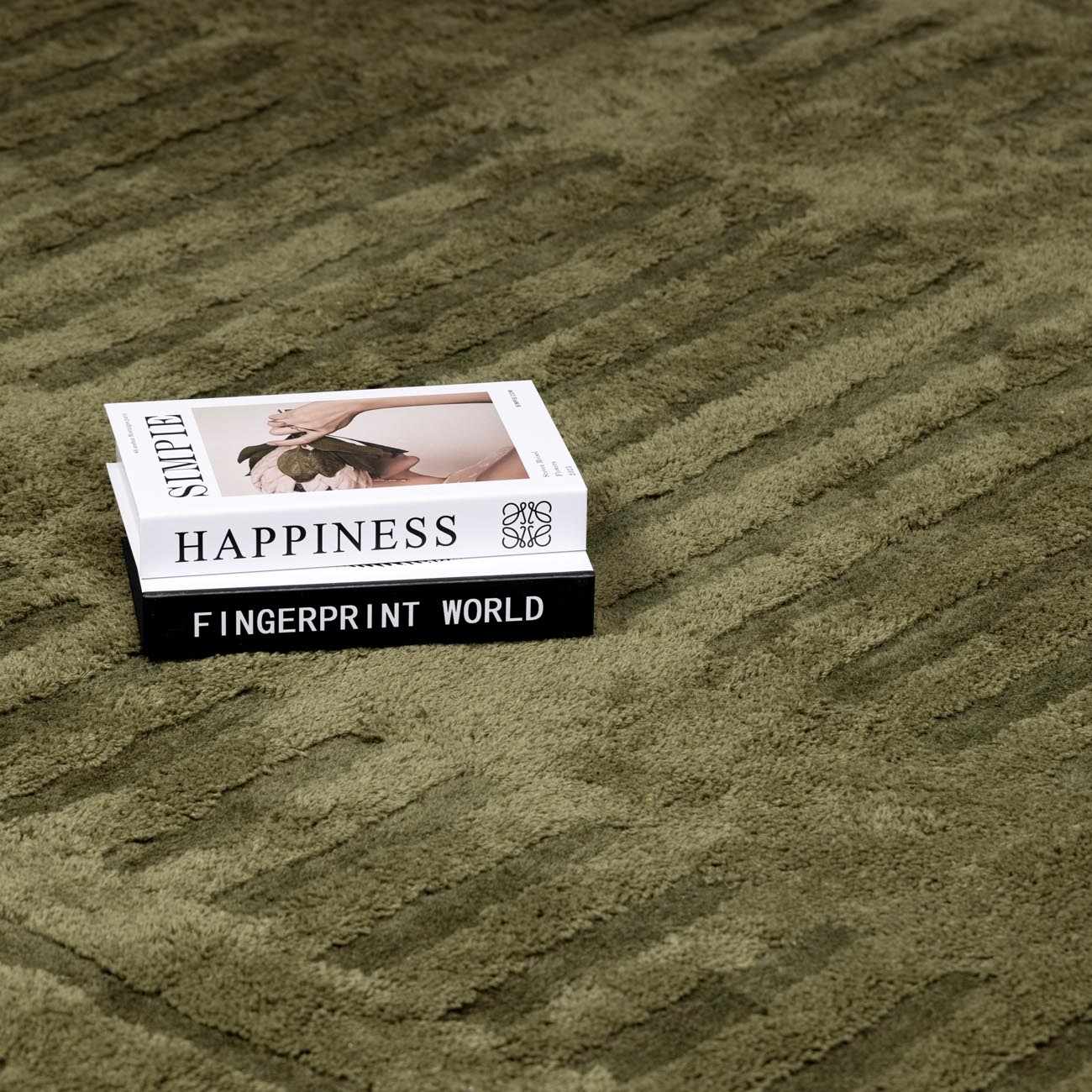 Washable Wool Rug - Green - Ornate Home