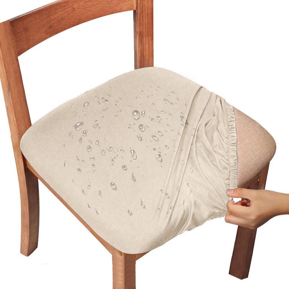 Water-Repellent Dining Room Chair Cover Spandex Elastic Removable Seat Covers - Ornate Home