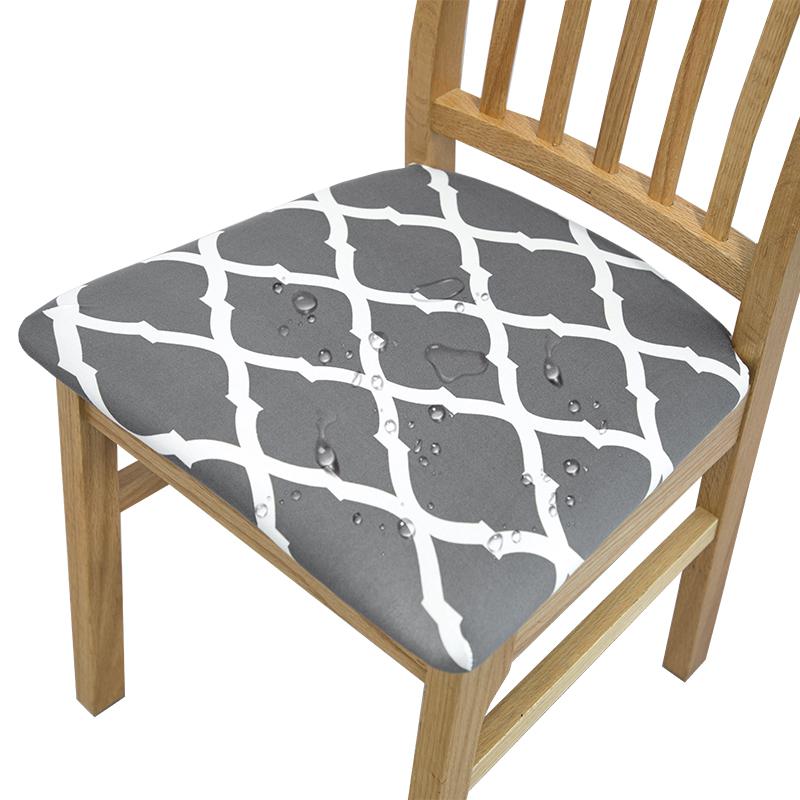 Water-Repellent Dining Room Chair Cover Spandex Elastic Removable Seat Covers - Ornate Home