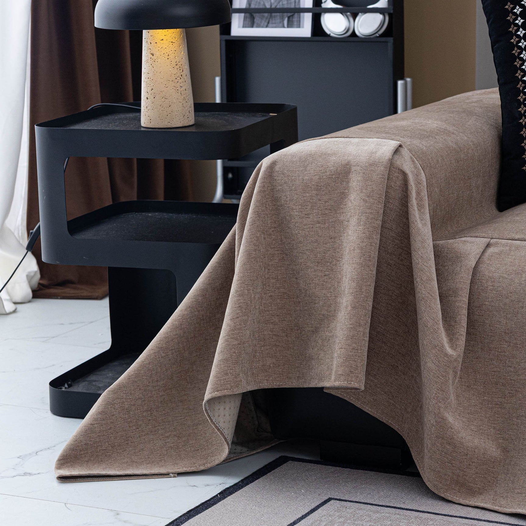 Waterproof Couch Cover Throw, Non Slip Furniture Protector for Leather & Fabric Sofa - Ornate Home