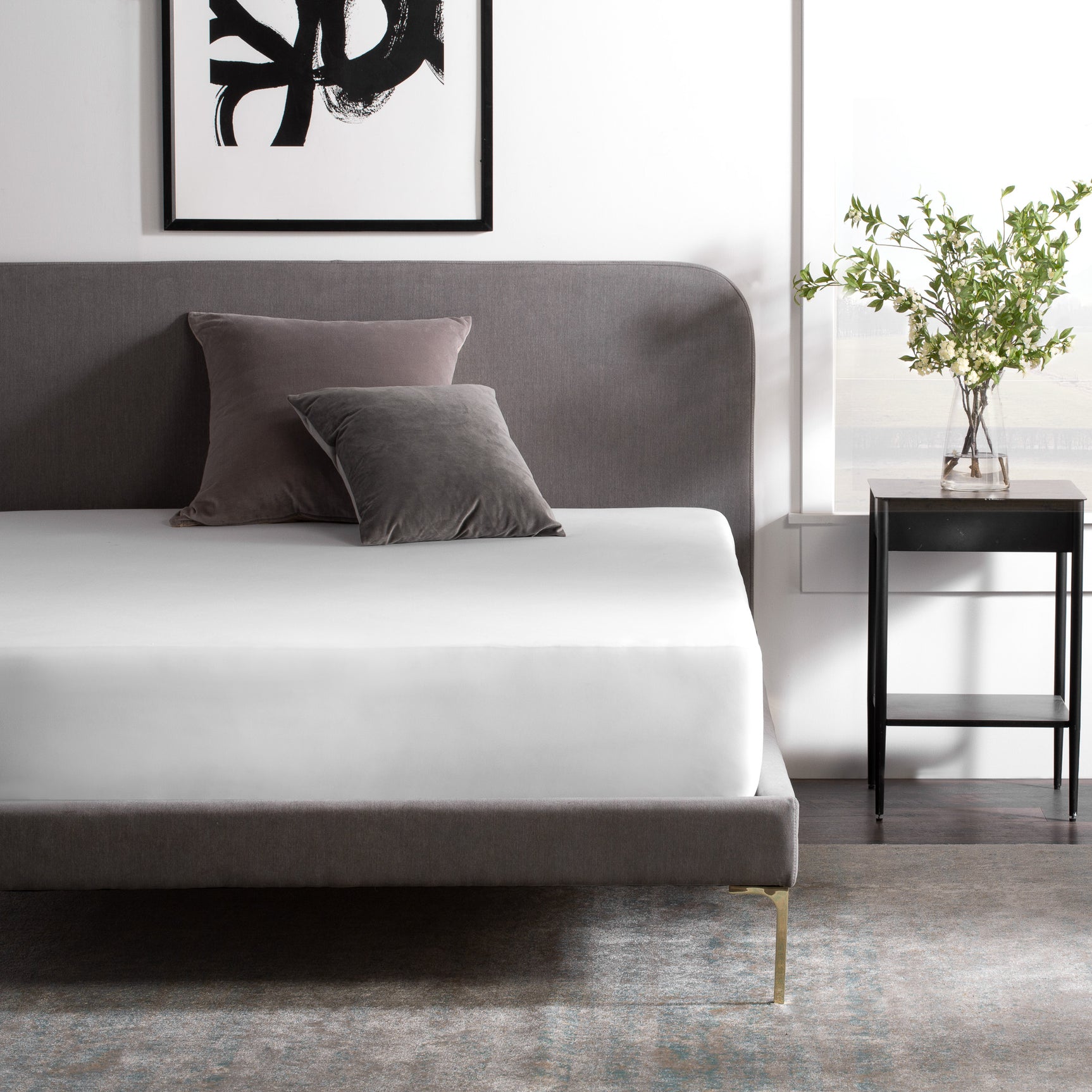 Waterproof Jersey White Cal King Mattress Protector - Ornate Home