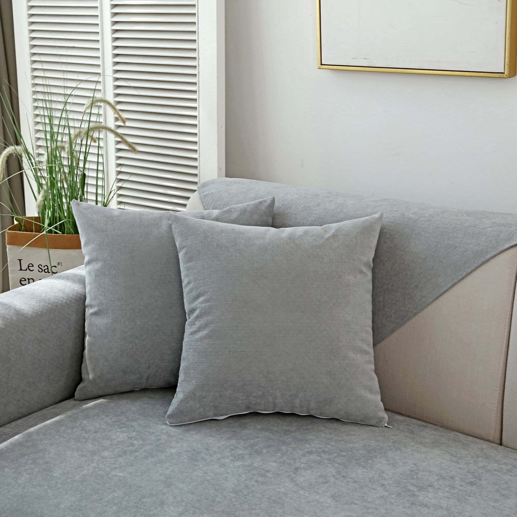 Waterproof Non-Slip Quilted Corduroy Sofa Covers for Pets, Sectional Couch Covers - Ornate Home