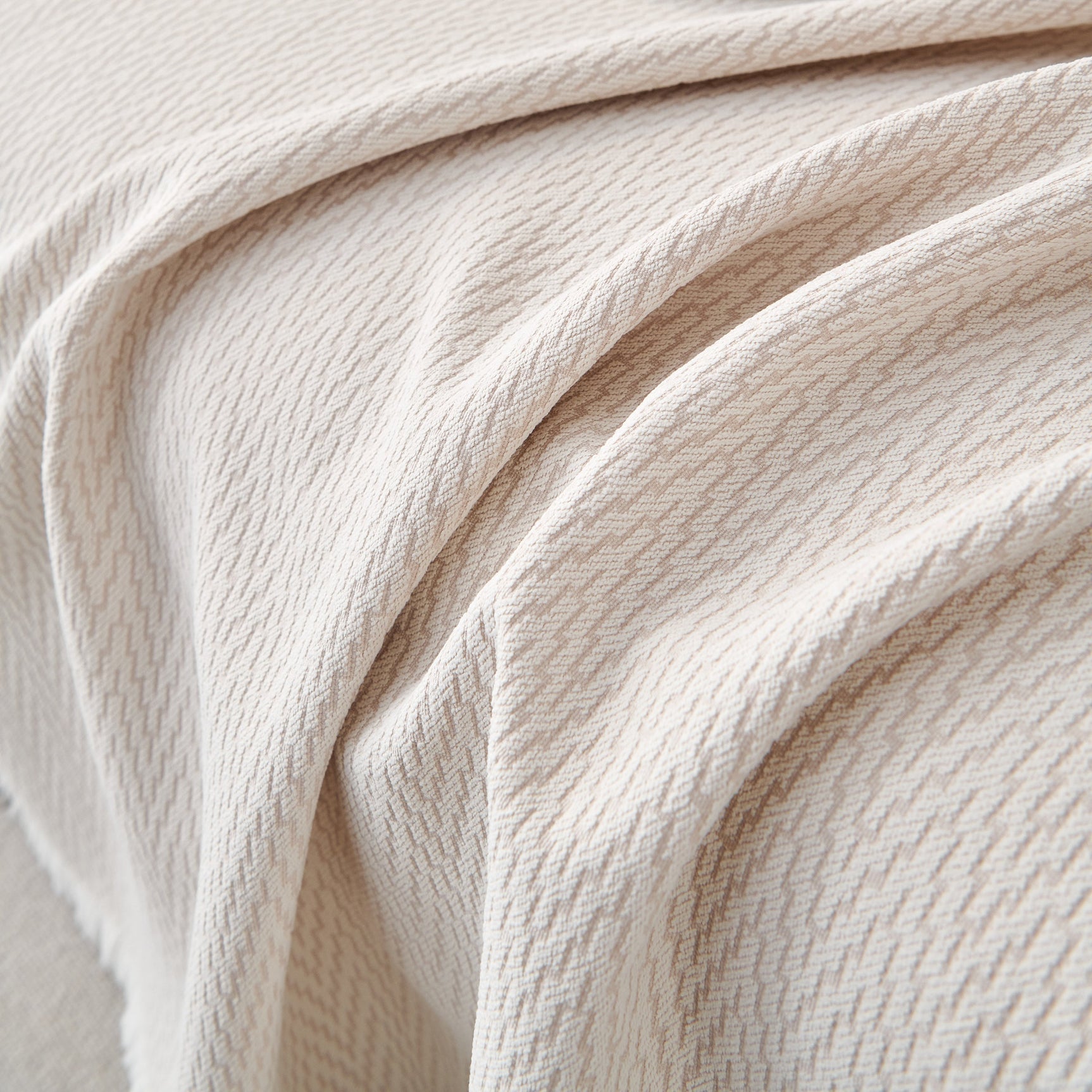 Waterproof Scratch Proof Herringbone Large Throw Blanket for Couch, Chenille Couch Cushion Covers for Pets - Ornate Home