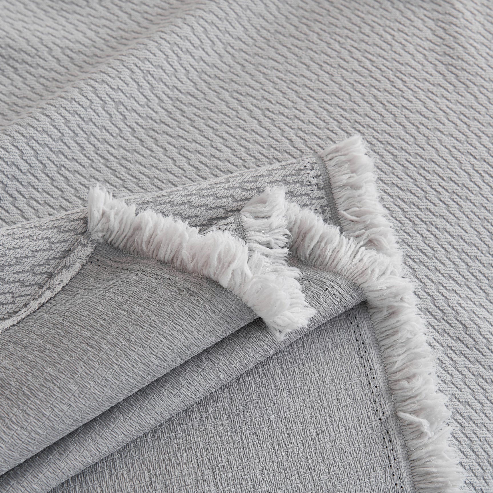 Waterproof Scratch Proof Herringbone Large Throw Blanket for Couch, Chenille Couch Cushion Covers for Pets - Ornate Home