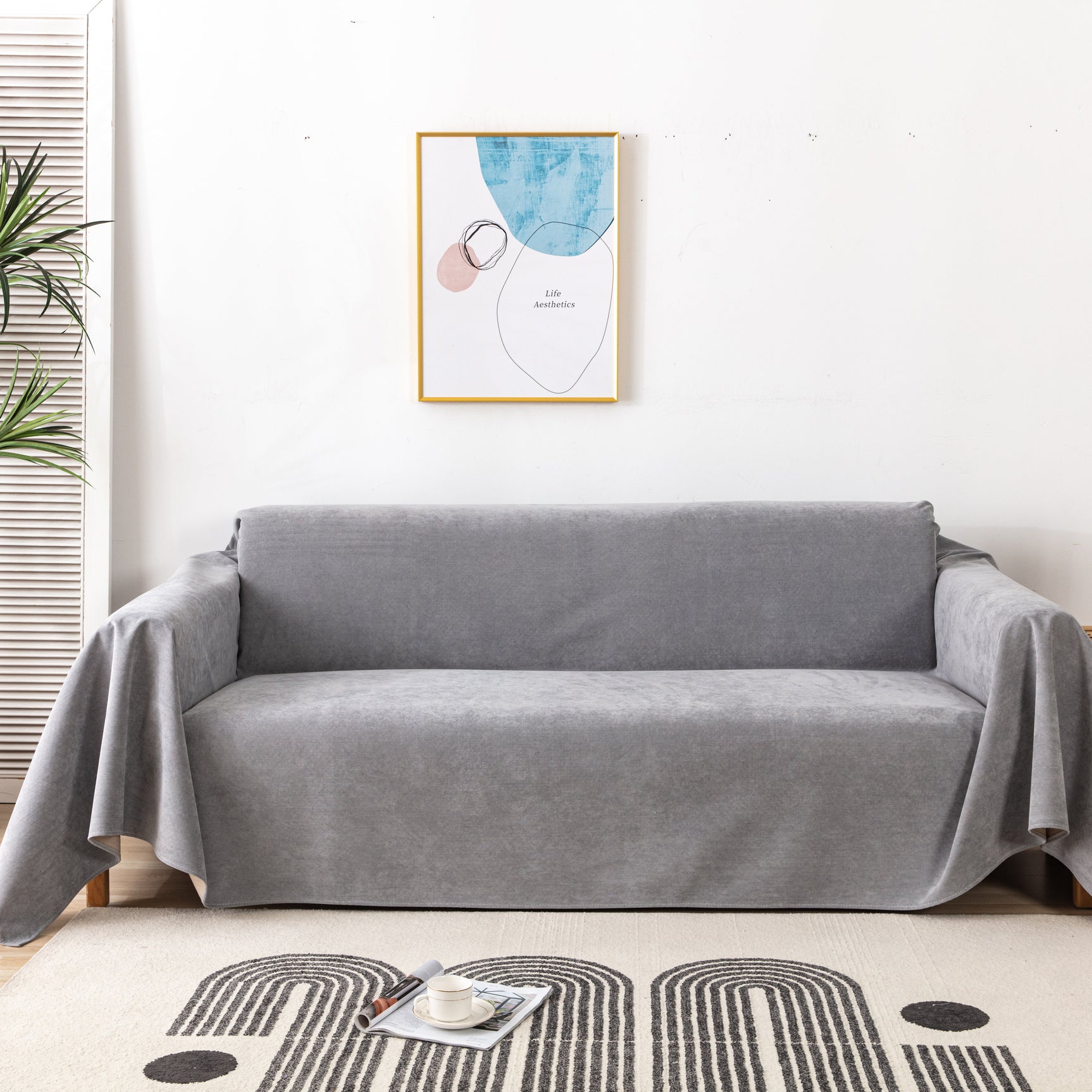 Waterproof Scratch-Resistant Furniture Covers for Pets, Non-Slip Couch Cover Throw - Ornate Home