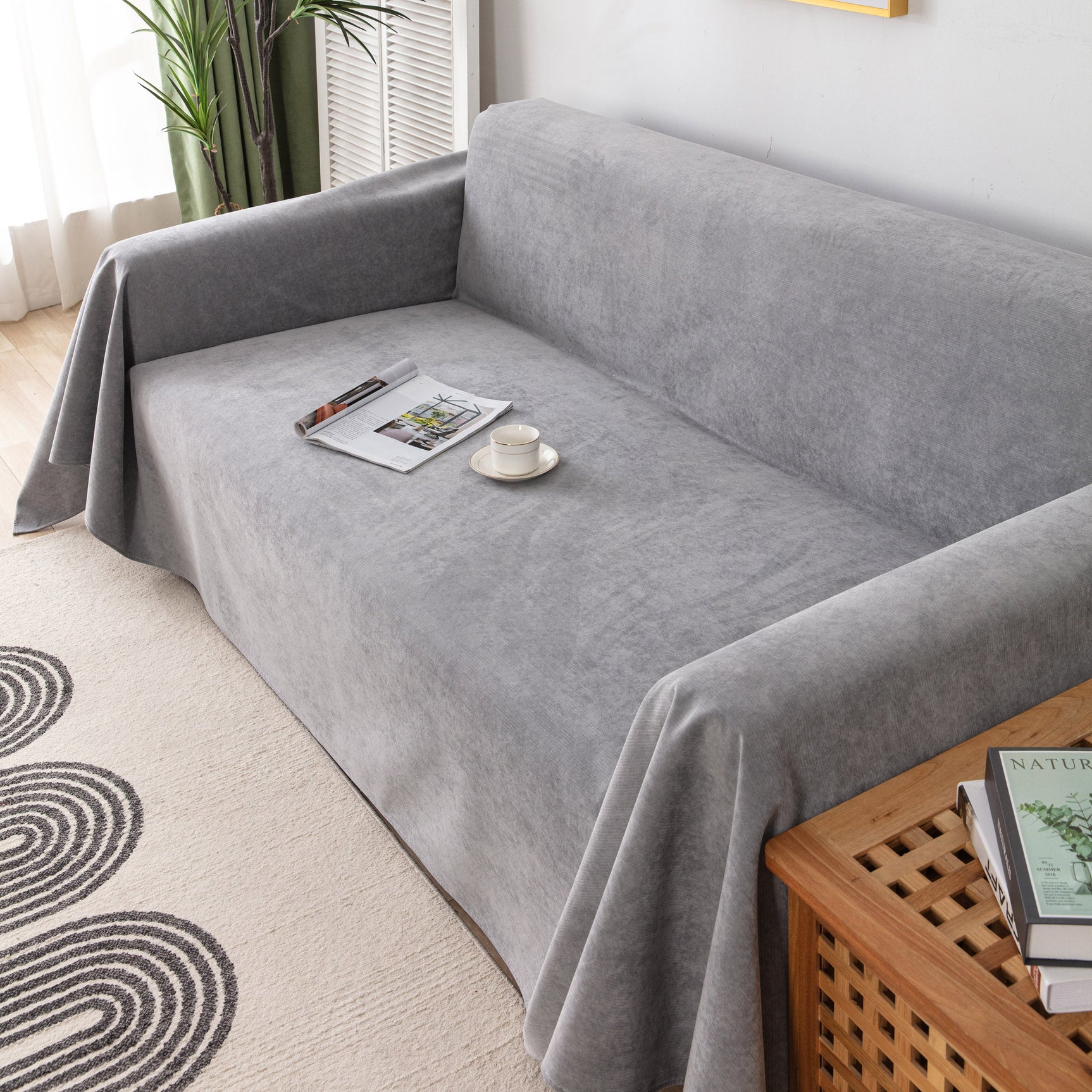 Waterproof Scratch-Resistant Furniture Covers for Pets, Non-Slip Couch Cover Throw - Ornate Home