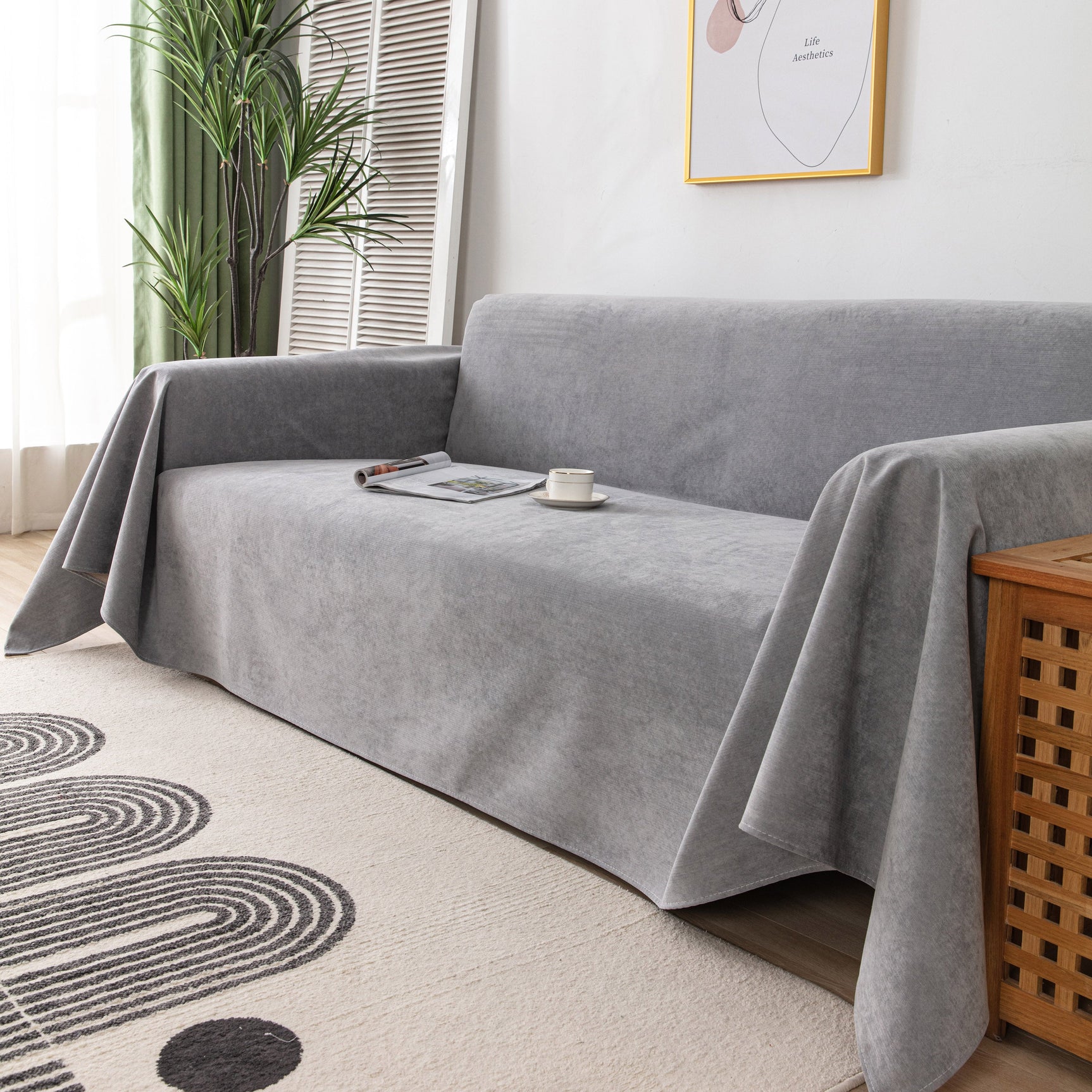 Waterproof Scratch-Resistant Furniture Covers for Pets, Non-Slip Couch Cover Throw - Ornate Home