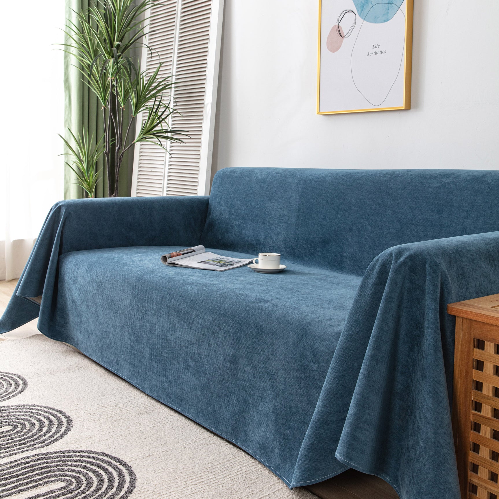 Waterproof Scratch-Resistant Furniture Covers for Pets, Non-Slip Couch Cover Throw - Ornate Home