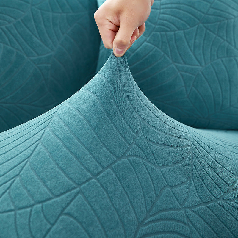Waterproof Sofa Covers for 1/2/3/4 Seater Jacquard Solid Couches Elastic L Shaped Sofa Cover for Living Room Armchair and Couch - Ornate Home