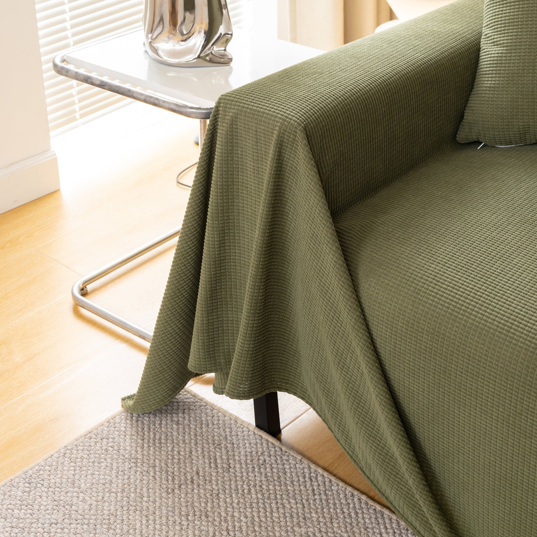 Waterproof Soft Cotton Plush Couch Cover Blanket, Extra Large Furniture Decoration Cover Sofa Slipcovers - Ornate Home