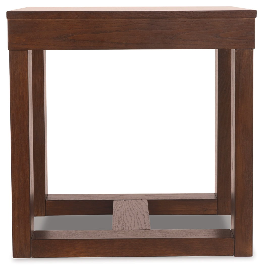 Watson Dark Brown Coffee Table & 2 End Tables w/Console - Ornate Home