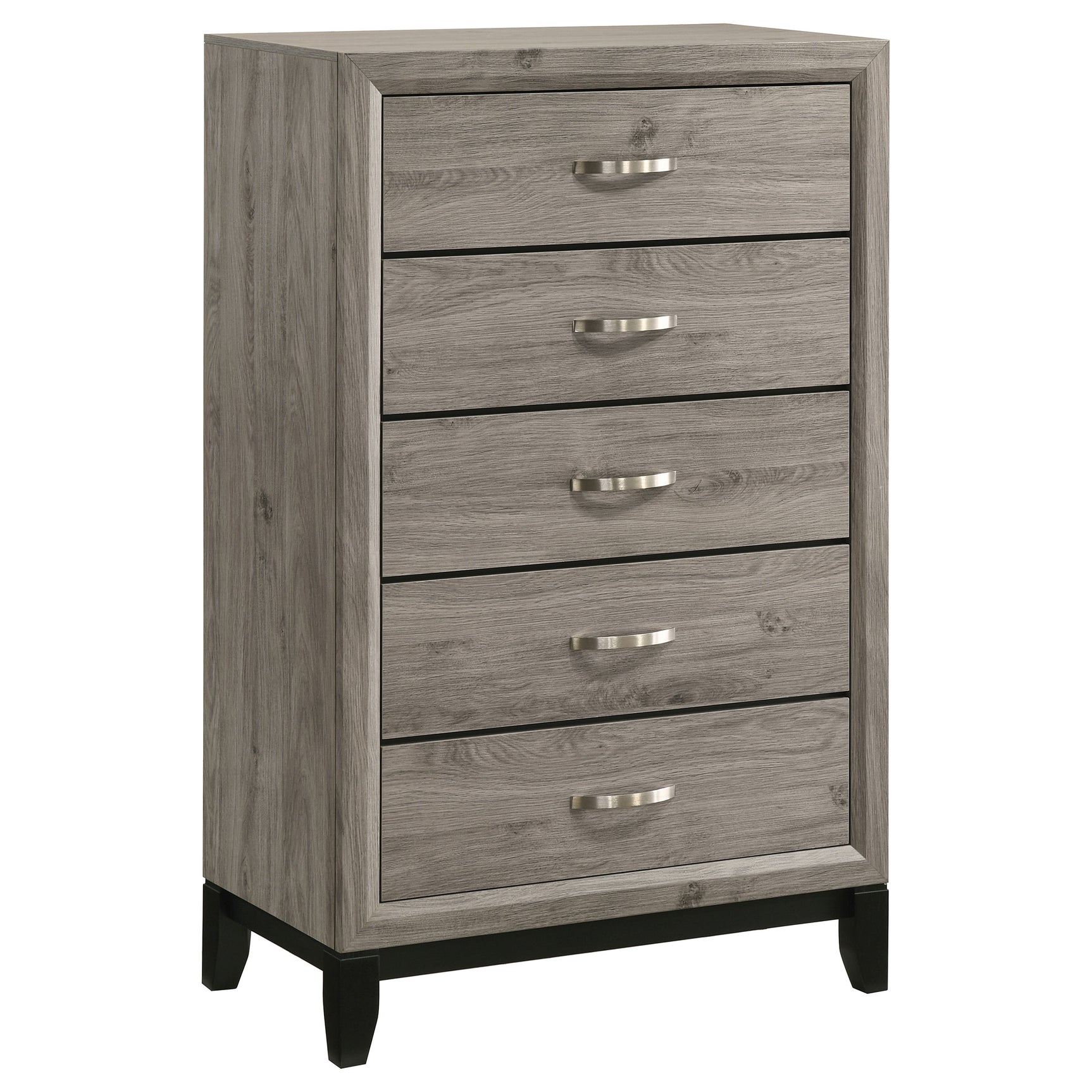 Watson Light Taupe Five-piece Eastern King Bedroom Set - Ornate Home