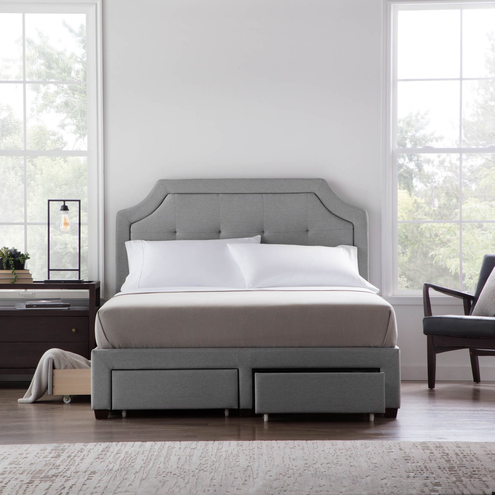 Watson Stone King Platform Bed Base - Ornate Home