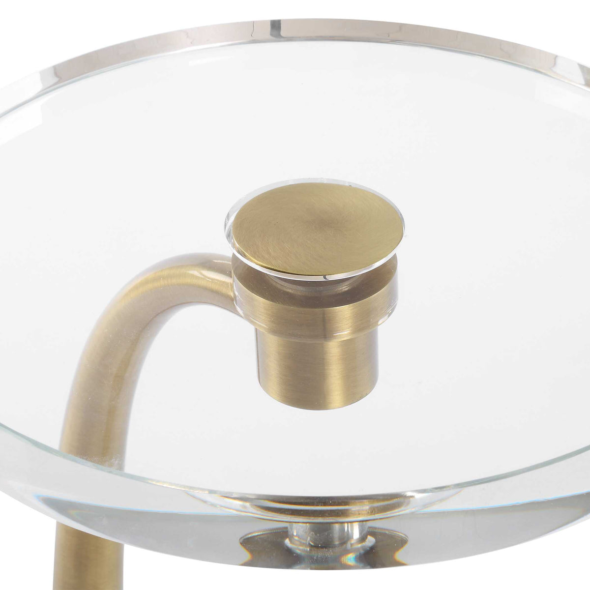 Waveney Brass Drink Table - Ornate Home