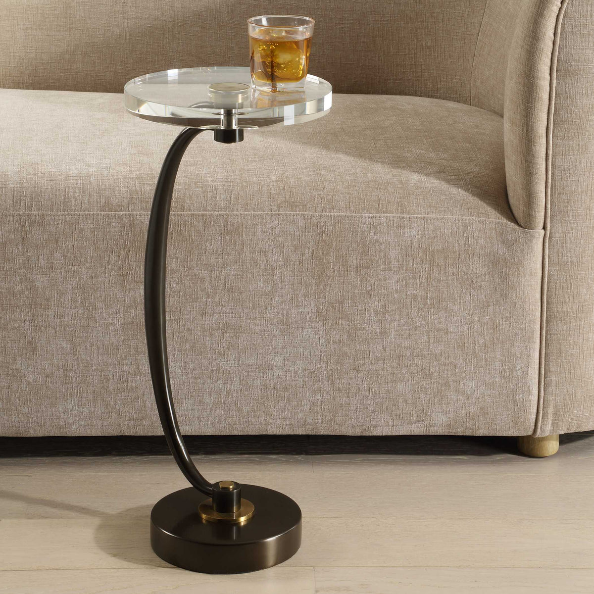 Waveney Bronze Drink Table - Ornate Home
