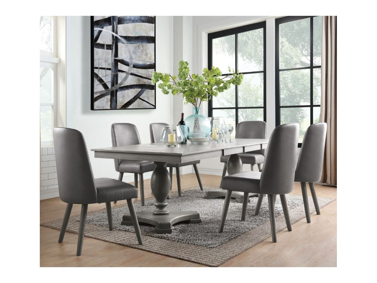 Waylon Gray Oak Dining Table - Ornate Home