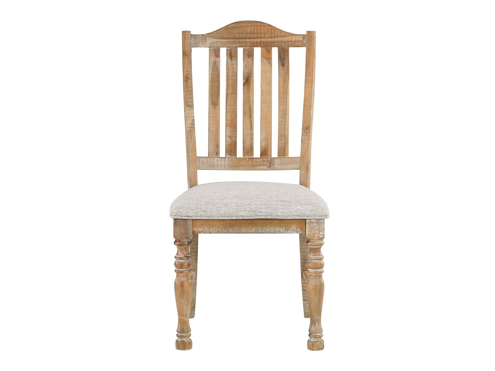 Weatherford Gray/Brown Side Chair (Set of 2) - Ornate Home