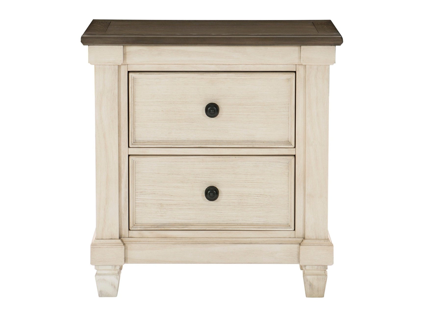 Weaver Antique White Nightstand - Ornate Home