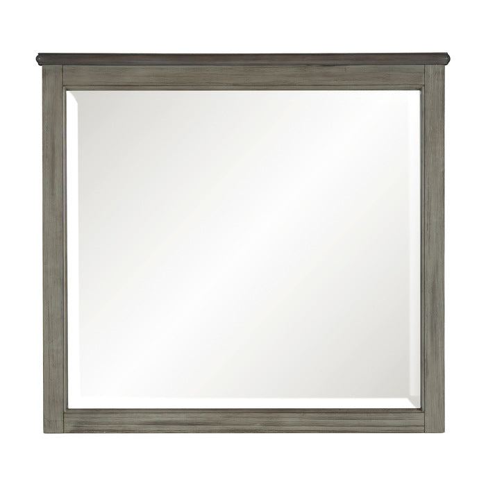 Weaver Coffee/Antique Gray Mirror - Ornate Home