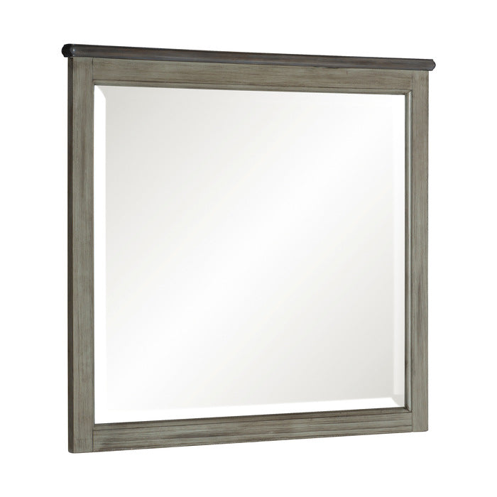 Weaver Coffee/Antique Gray Mirror - Ornate Home
