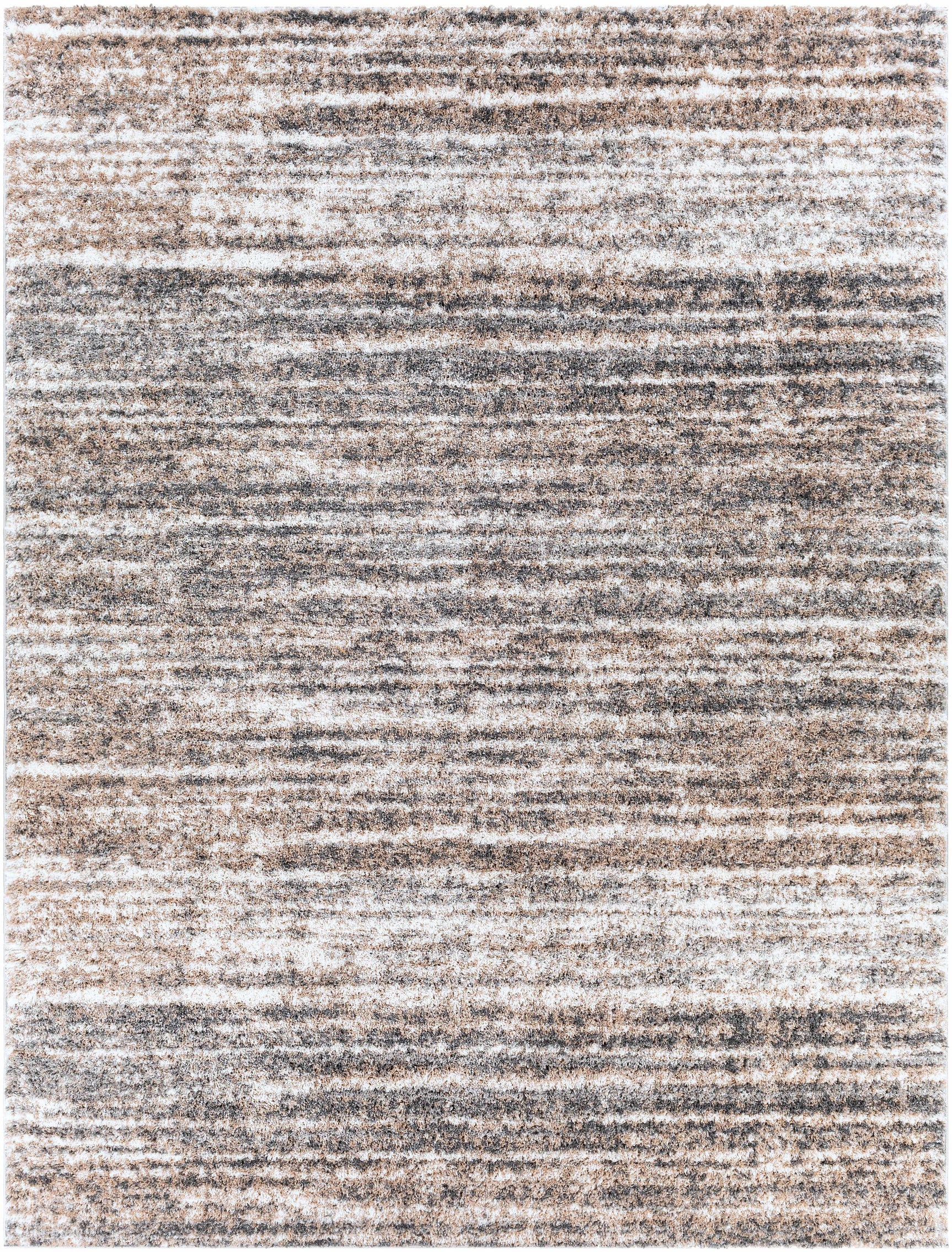 Weddin Striped Plush Area Rug - Ornate Home