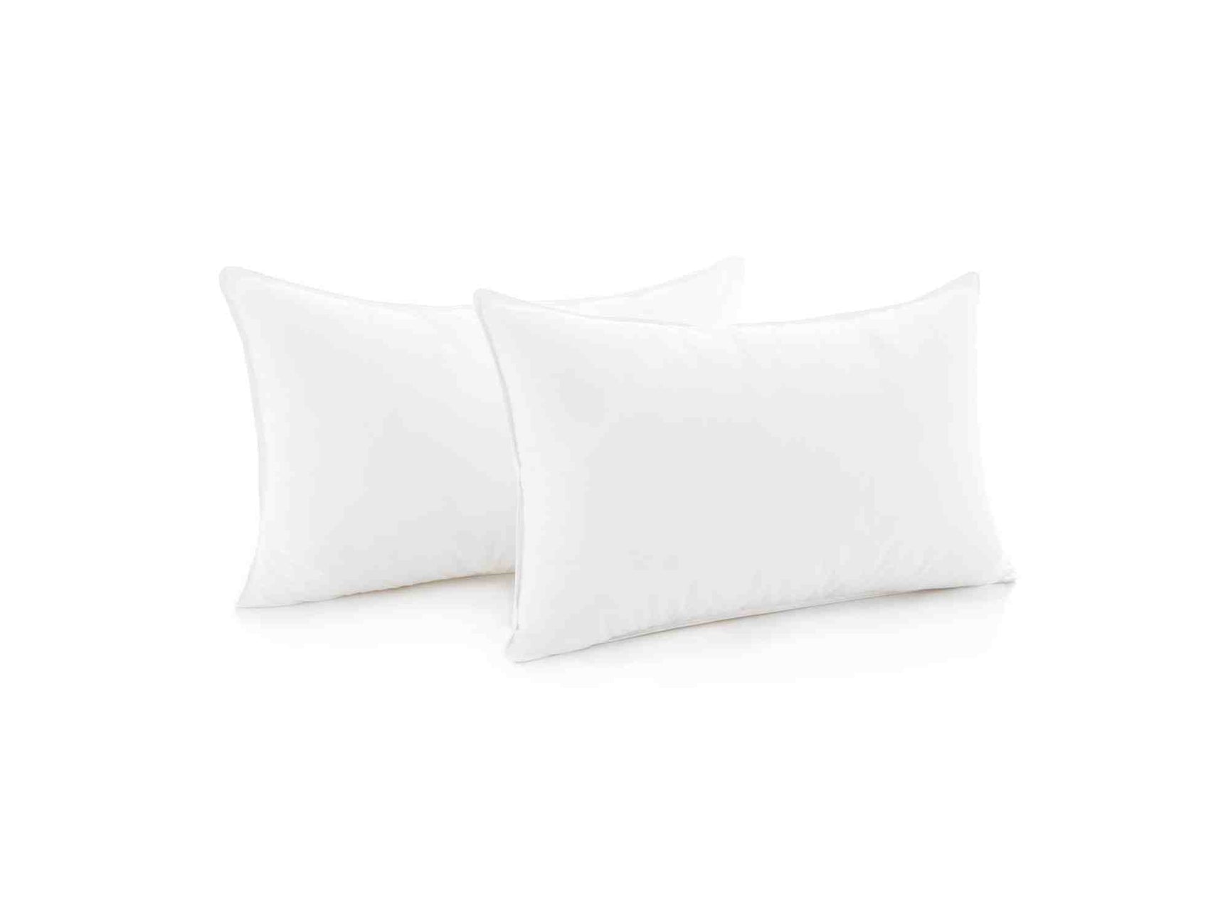 Weekender White/Blue Standard Down Alternative Pillow (2-Pack) - Ornate Home