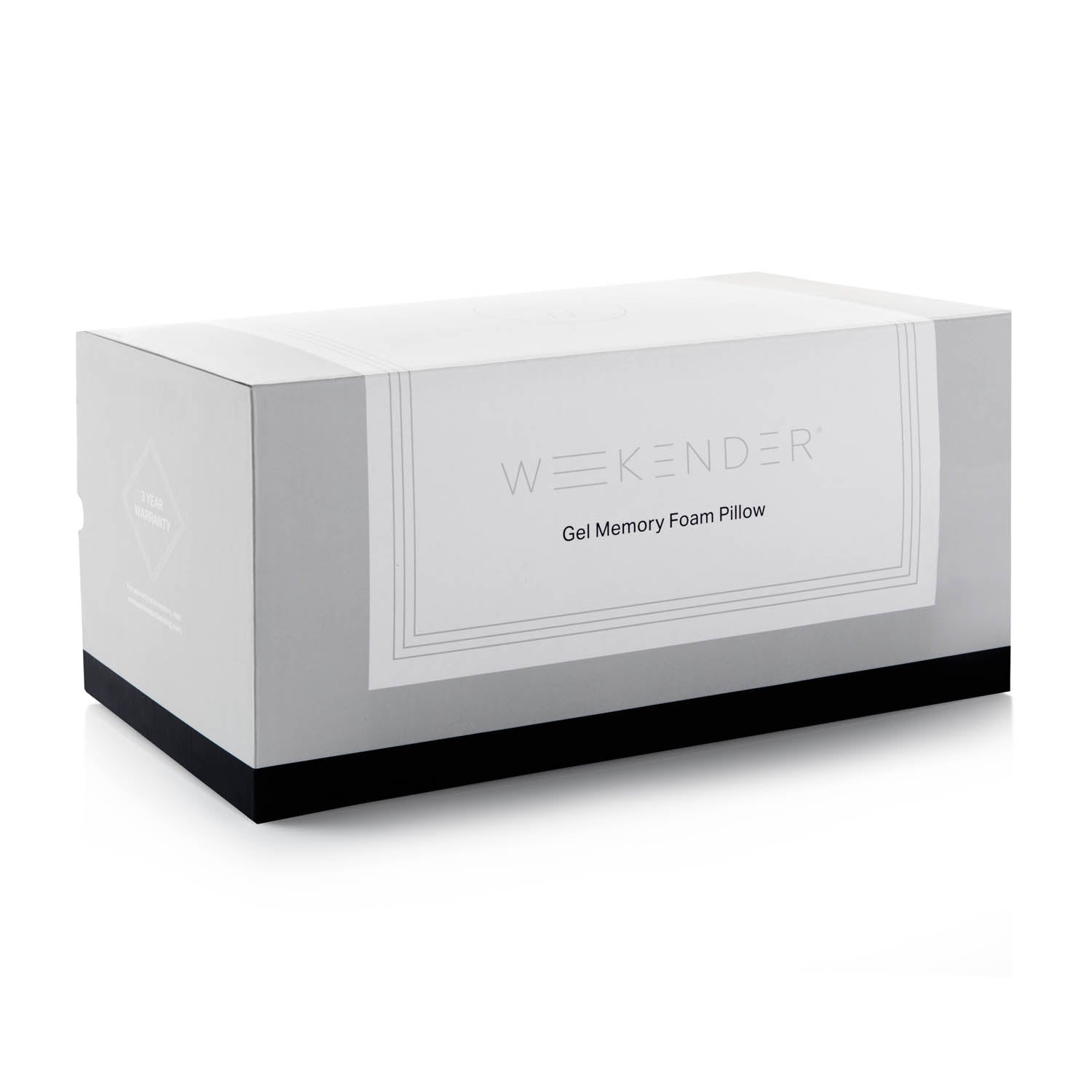 Weekender White Queen Gel Memory Foam Pillow - Ornate Home