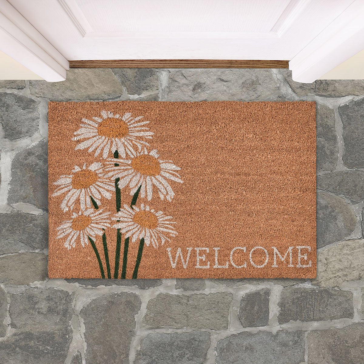 Welcome Daisy 24x36 Doormat - Ornate Home