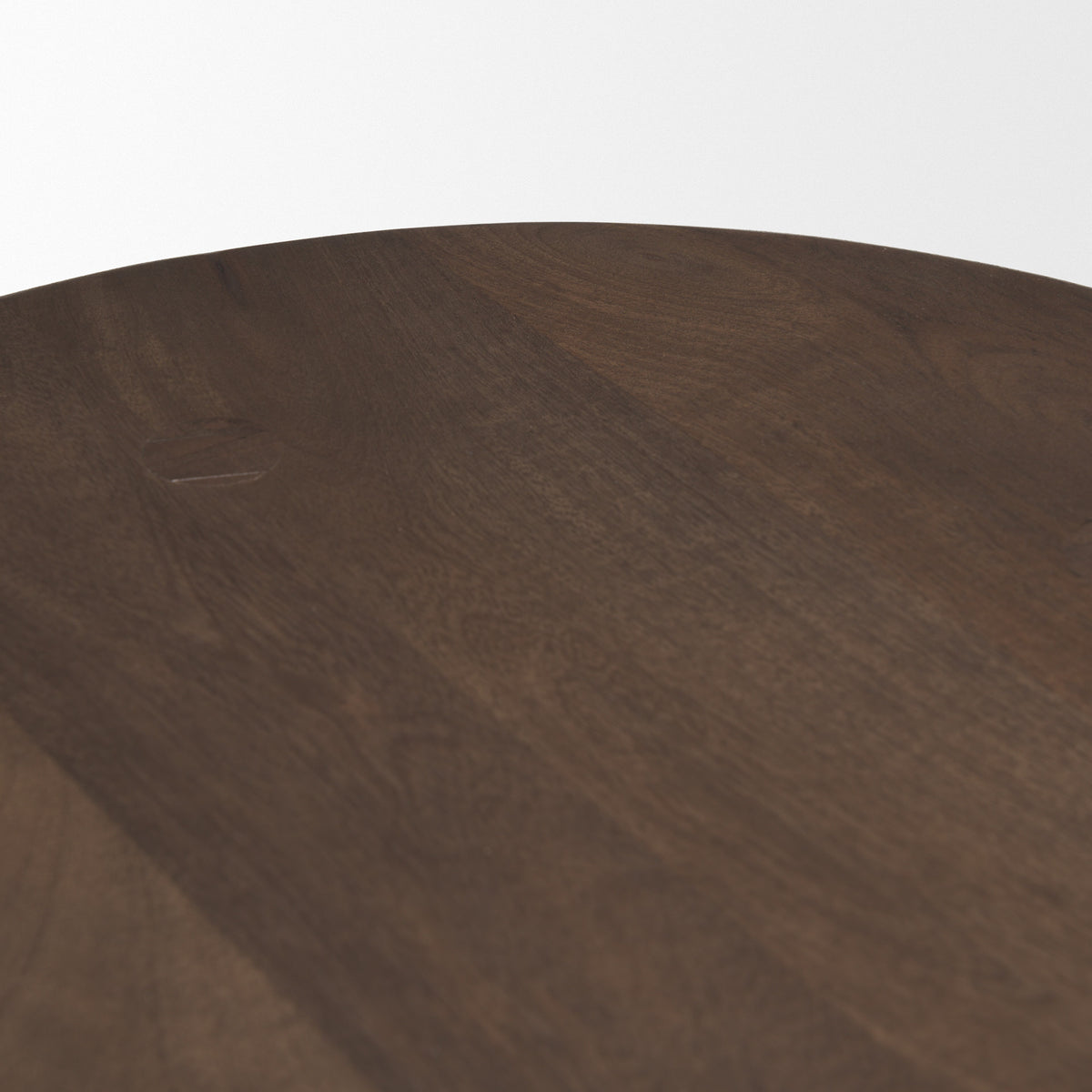 Weldon Dark Brown/Matte Black Wood Metal Counter Stool