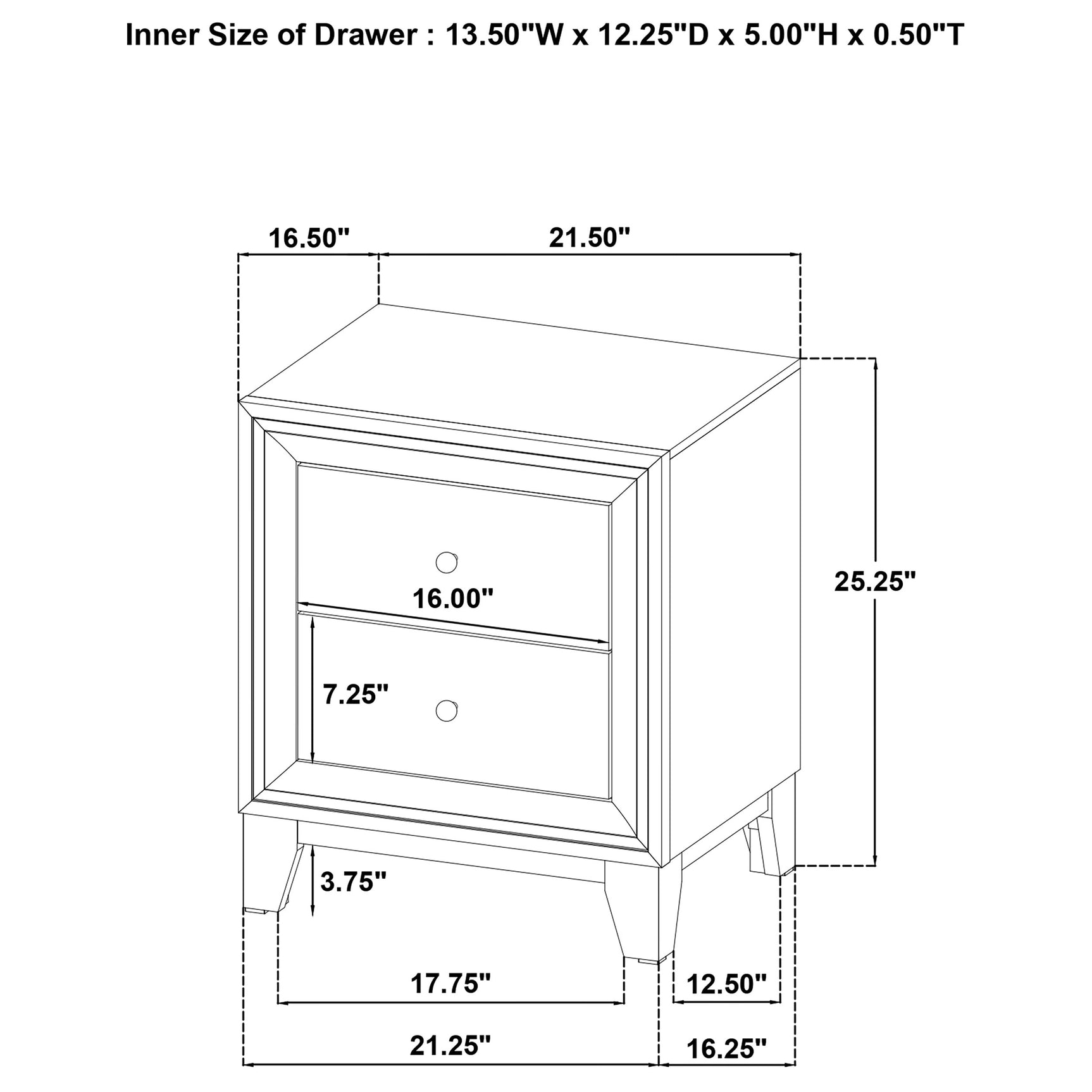 Welsley Walnut 5-piece California King Bedroom Set - Ornate Home