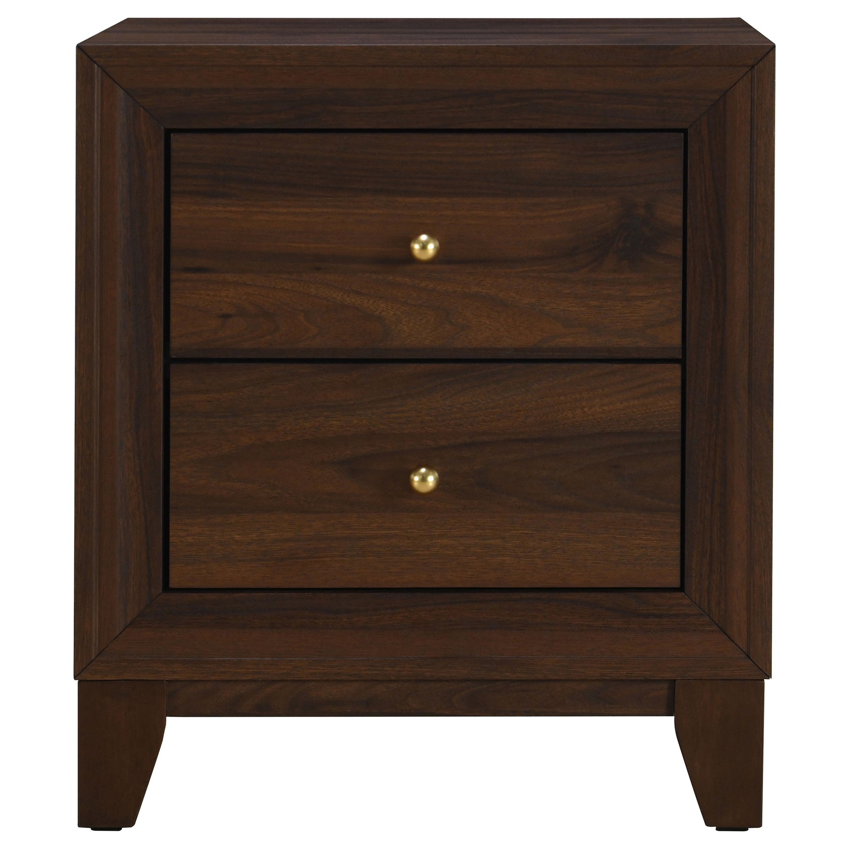 Welsley Walnut Nightstand - Ornate Home