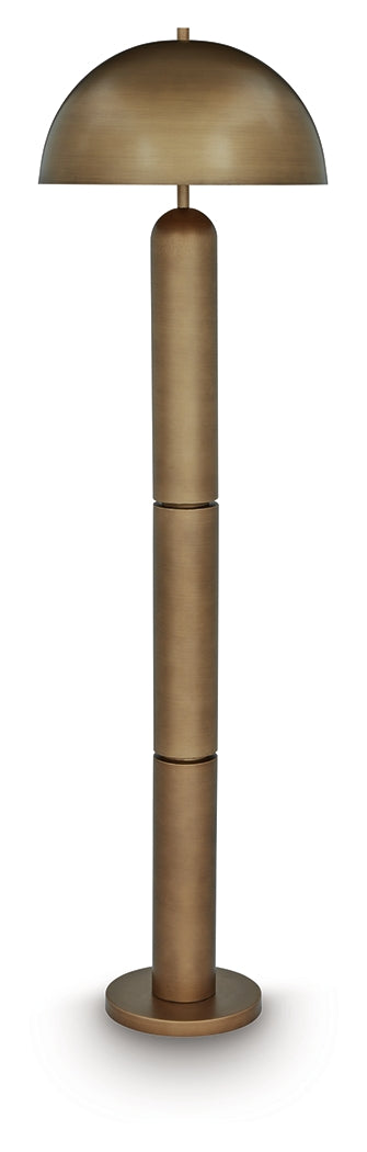 Wendfield Antique Gold Floor Lamp (Online Special Price) - Ornate Home