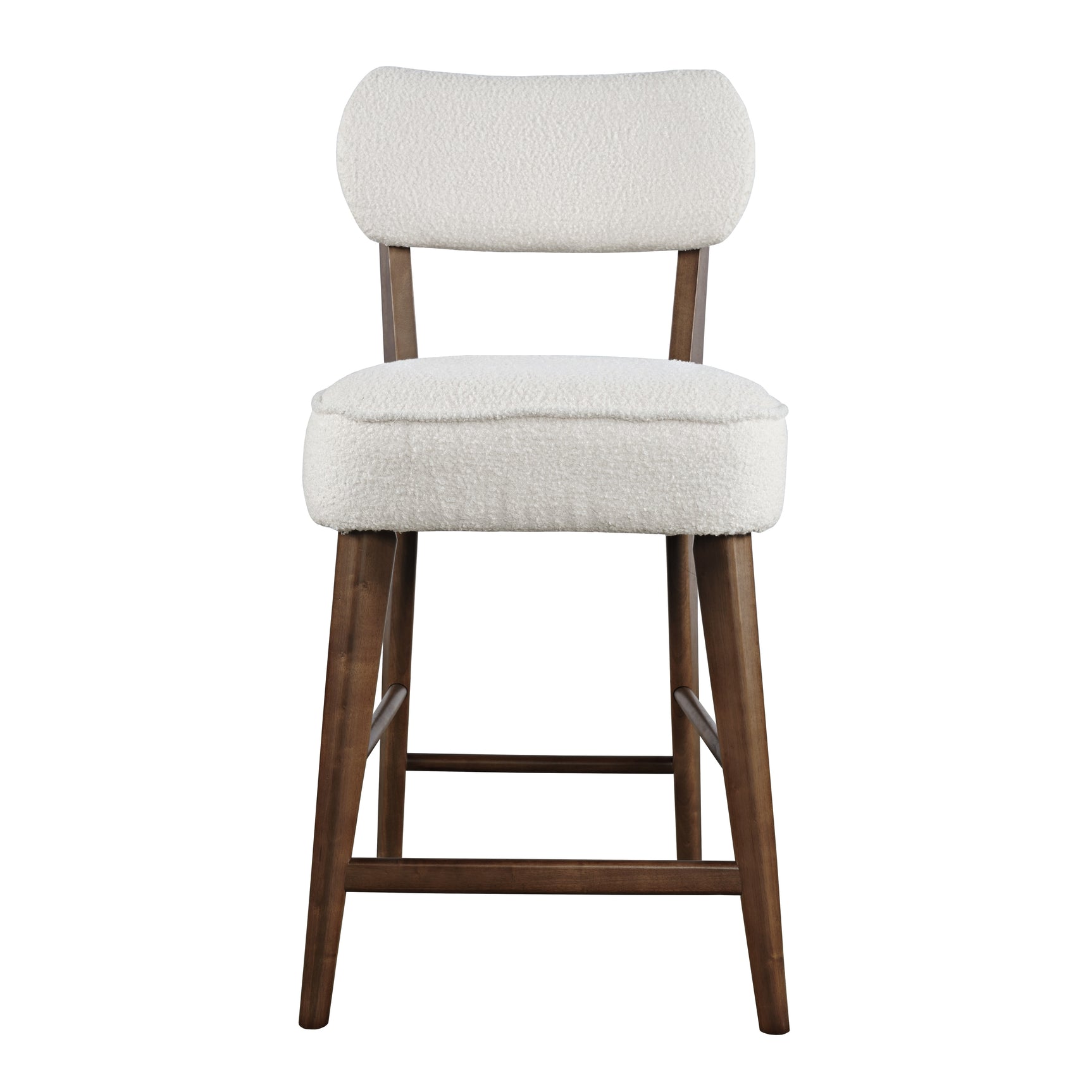 Wes Walnut Counter Stool (Set of 2) - Ornate Home