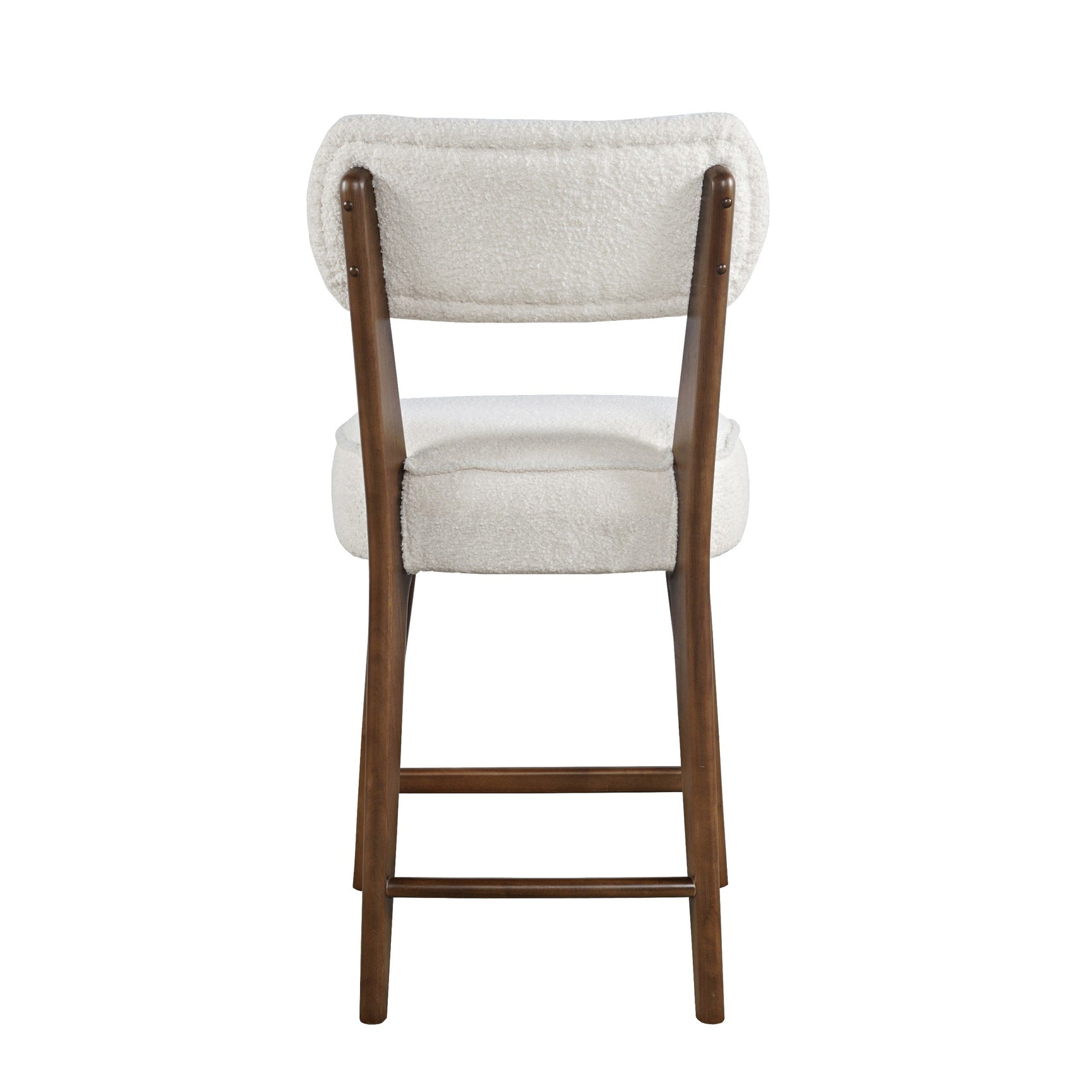 Wes Walnut Counter Stool (Set of 2) - Ornate Home